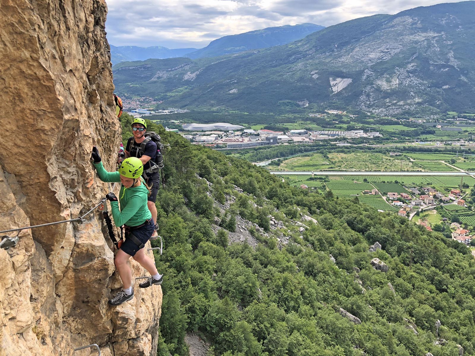 Via ferrata monte albano klettersteig mmove lago di garda gardasee lake garda Via ferrata monte albano klettersteig mmove lago di garda gardasee lake garda