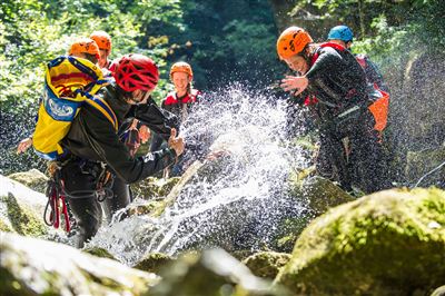 Canyoning rio nero mmove lake garda gardasee