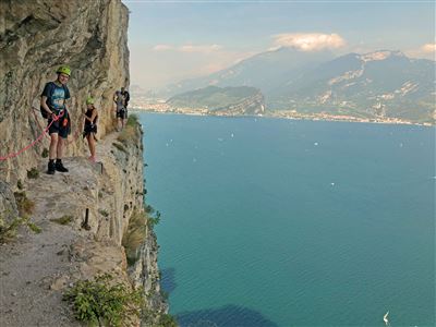 Sentiero Contrabbandieri Klettersteig mmove gardasee lago di garda Lake Garda