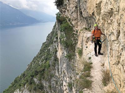 Sentiero Contrabbandieri Klettersteig mmove gardasee lago di garda Lake Garda