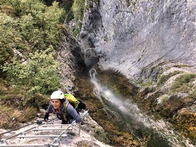 Via ferrata Rio ruzza klettersteig mmove lago di garda gardasee lake garda