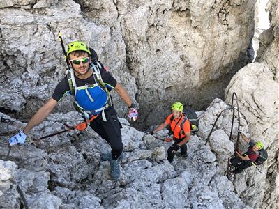 Via delle bocchette klettersteig dolomiti mmove lago di garda gardasse lake garda