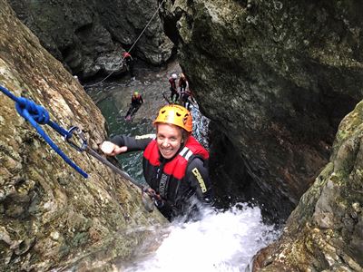 Canyoning rio nero mmove lake garda gardasee